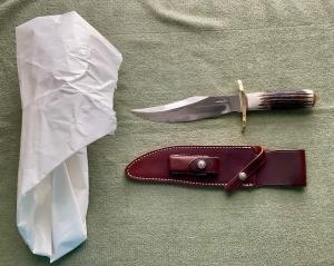 Randall Made Knife Model 12-8 Big Bear Bowie New WExtras