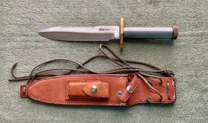 Older Randall Made Knife Model 18-7 12 Attack Survival Knife SS JRB Sheath