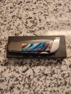 Bear & Son Limited edition 961CR Coral Reef Lockback Folding Knife 