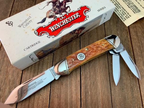 Winchester Canoe Whittler Wine Winchester Jigged Bone 1998 Winchester Canoe Whittler Wine Winchester Jigged Bone 1998