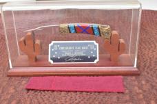 CUSTOM DAVID YELLOWHORSE BUCK USA 112 REBEL CONFEDERATE FLAG LOCKBACK KNIFE (35544)