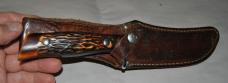 Camillus USA Yellowstone 10" Crossed Swords On Blade Original Sheath Thumb Ramp Camillus USA #1013