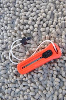 Coast Guard Issue 60s Life Raft 3 Function Knife Saw Scissors Mint With Original Lanyard