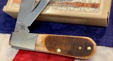 Case xx 2019 Barlow (MDL# 62009 1/2 CV) w/ Sweet Sawcut Brown Bone Handles -NOS in Orig box