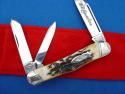 Case Classic 530109X Stag Handle 3 Backspring Whittler Knife