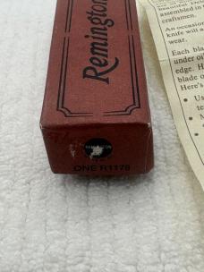 Remington 1991 Vintage Mini Trapper Bullet Knife #R1178 New In Box