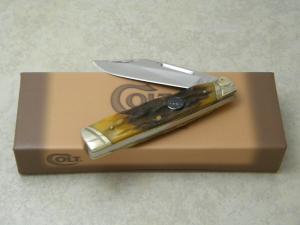 Colt CT 201 Stag Gunstock Knife New in Box