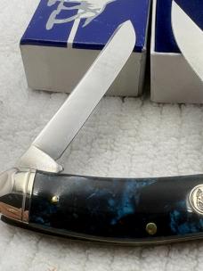 Bulldog Brand Knives 1996 USA 2 Blade Sowbelly Style Stockman Pocket Knife