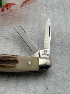 Hen & Rooster Bertram Cutlery 323C-DS Made In Solingen Germany 3 Blade Whittler