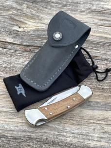 BUCK 112 ** MAGNACUT HONDURAN ROSEWOOD NICKEL SILVER WITH SHEATH