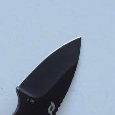 Schrade Spare Change Fixed Blade Knife AUS-10 Steel Ring Grip w Sheath Clip EDC