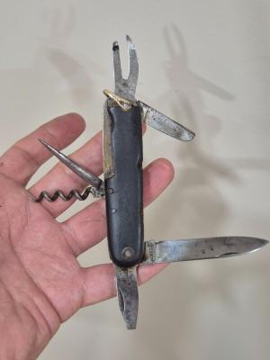3 1/2" Rare Vintage French Gonon No. 41 Multi-Blade Utility Knife