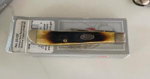 Case 2019 Antique Bone Barnboard jig Slimline Trapper