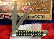 2011 Case xx Peanut (Mdl# 3220) w/ Yellow Handles +Art work. NOS limited run