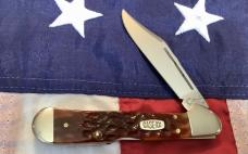 1998 Case xx Mini Copperlock (Mdl# 61749) w/ Nice Chestnut Brown Bone Handles -NOS