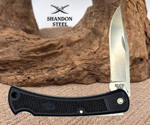 Buck 110 Folding Hunter LT Knife 37quot 420HC SS Blade GRN Handle USA 132