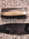 Bear & Son White Smooth Bone 3 1/2" Mini Trapper WSB47