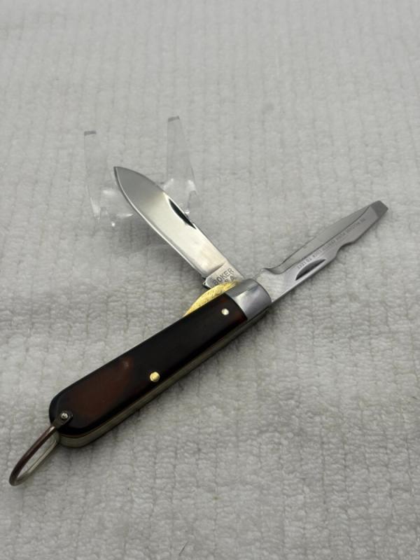 Boker Tree Brand USA Vintage Electrician's Tool Model 9229 Pocket Knife (147) Boker Tree Brand USA Vintage Electrician's Tool Model 9229 Pocket Knife (147)
