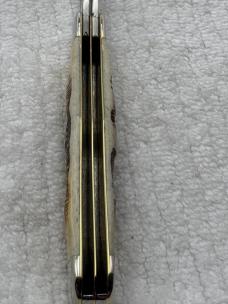 Case XX USA 2008 2 Dot 6.5254 SS 2 Blade Trapper Slip Joint Pocket Knife (149)