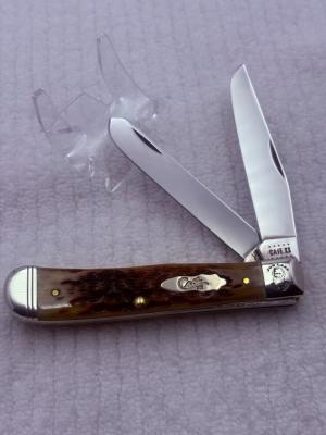 Case XX USA 2020 10 Dot 6254 SS 2 Blade Trapper Slip Joint Pocket Knife 151