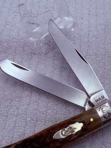 Case XX USA 2020 10 Dot 6254 SS 2 Blade Trapper Slip Joint Pocket Knife (151)