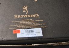 Browing Hunting Heritage Wild Turkey 4 3/8" Closed Mod.26 Japan Lithograph Cherrywood Box Fact. Mint
