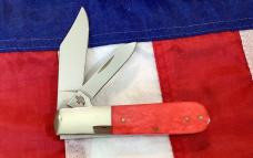 2019 Case xx Barlow w/ Red Bone Handles (Mdl# 62009 1/2) -NOS in orig box