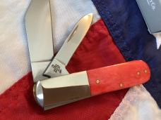 2019 Case xx Barlow w/ Red Bone Handles (Mdl# 62009 1/2) -NOS in orig box