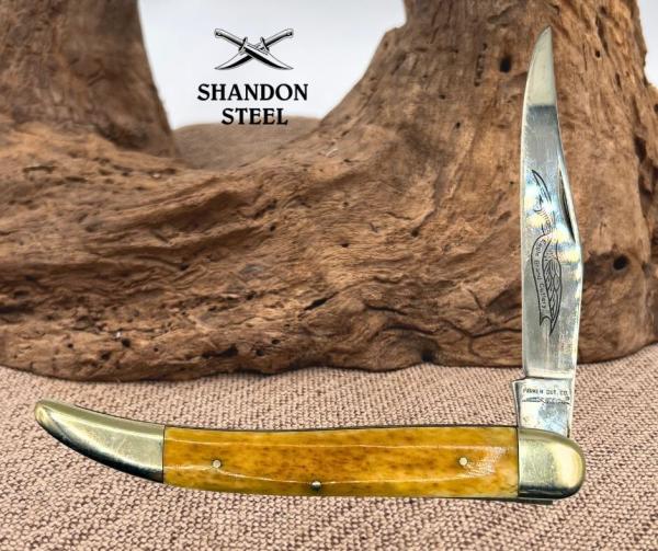 Parker Cut. Co. Vintage Bone Handle 5" Toothpick Folding Pocket Knife Japan (91) Parker Cut. Co. Vintage Bone Handle 5" Toothpick Folding Pocket Knife Japan (91)