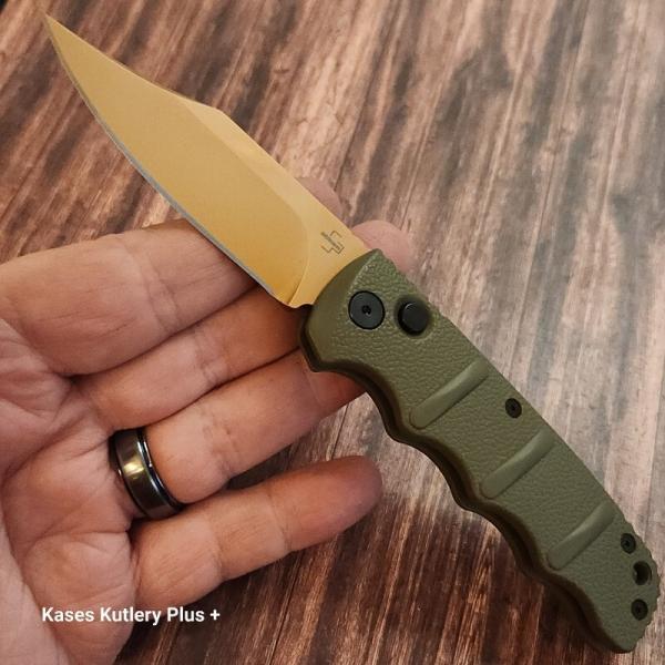 Boker Desert Warrior Kalashnikov Dagger Automatic Switchblade Knife 4.25" Closed Boker Desert Warrior Kalashnikov Dagger Automatic Switchblade Knife 4.25" Closed