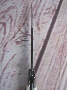 [FS] Frank Beltrame 9" Italian Stiletto - White Acrylic - Late 90s/Early 00