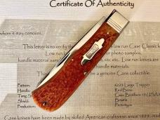 6223 Case Classic Antique Red Bone Jumbo Trapper Prototype