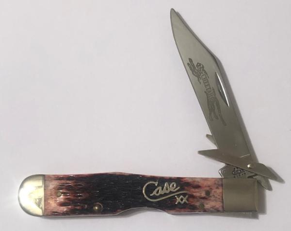   New Without Box Case Cranberry Bone Silver Script Cheetah