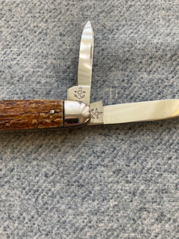 RARE EXHIBITION QUALITY WESTER BROTHERS CUTLERY CO., 4-Blade, STAG, Senator's Pen Knife RARE EXHIBITION QUALITY WESTER BROTHERS CUTLERY CO., 4-Blade, STAG, Senator's Pen Knife