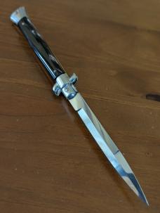 OLDER FRANK BELTRAME 28CM/11inch BAYONET BLADE SUPER SELECT BUFFALO HORN STILETTO AUTOMATIC 