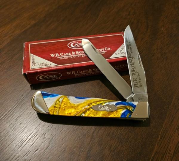 2023 Case Corelon Sapphire Glow Premier Edition slanted bolsters 2023 Case Corelon Sapphire Glow Premier Edition slanted bolsters