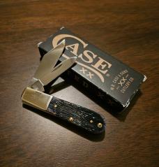 2023 Case XX Purple Bone Barnboard Jig Barlow 