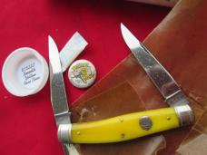 NEW GEC Northfield UN-X-LD 818222 Smooth Yellow Rose Bone Muskrat Knife