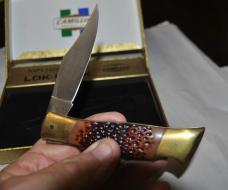 Camillus Solid Line #11 Folding Hunter LE Mac Tools Mint Box Papers 4 1/2" Closed Jigged Delrin 