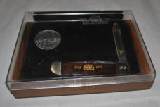 Bear MGC USA 5 Dot Trapper Wood HandlMint MAC Tools 57th Anniv. In Wood Presentation Box Metal Coin 