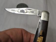 Bear MGC USA 5 Dot Trapper Wood HandlMint MAC Tools 57th Anniv. In Wood Presentation Box Metal Coin 