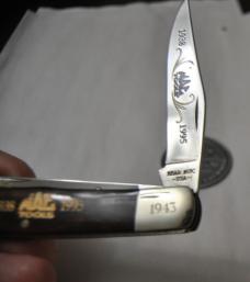 Bear MGC USA 5 Dot Trapper Wood HandlMint MAC Tools 57th Anniv. In Wood Presentation Box Metal Coin 