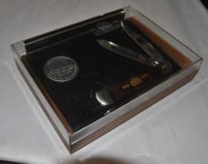 Bear MGC USA 5 Dot Trapper Wood HandlMint MAC Tools 57th Anniv. In Wood Presentation Box Metal Coin 