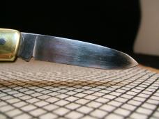 SCHRADE OLD TIMER 5OT BRUIN 1958/63 VINTAGE USA 1095 CARBON STEEL USED LOCKBACK POCKET KNIFE & BOX