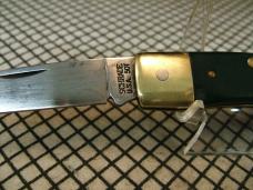 SCHRADE OLD TIMER 5OT BRUIN 1958/63 VINTAGE USA 1095 CARBON STEEL USED LOCKBACK POCKET KNIFE & BOX