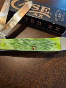 2024 Case XX Lime Green Barnboard Jig Trapper