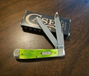 2024 Case XX Lime Green Barnboard Jig Trapper
