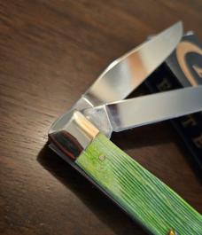 2024 Case XX Lime Green Barnboard Jig Trapper