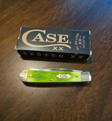 2024 Case XX Lime Green Barnboard Jig Trapper