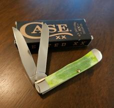 2024 Case XX Lime Green Barnboard Jig Trapper